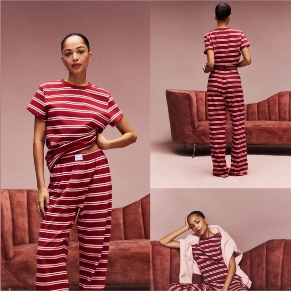 Parke Valentines Day Stripped Cotton Boxer Pant & T-Shirt